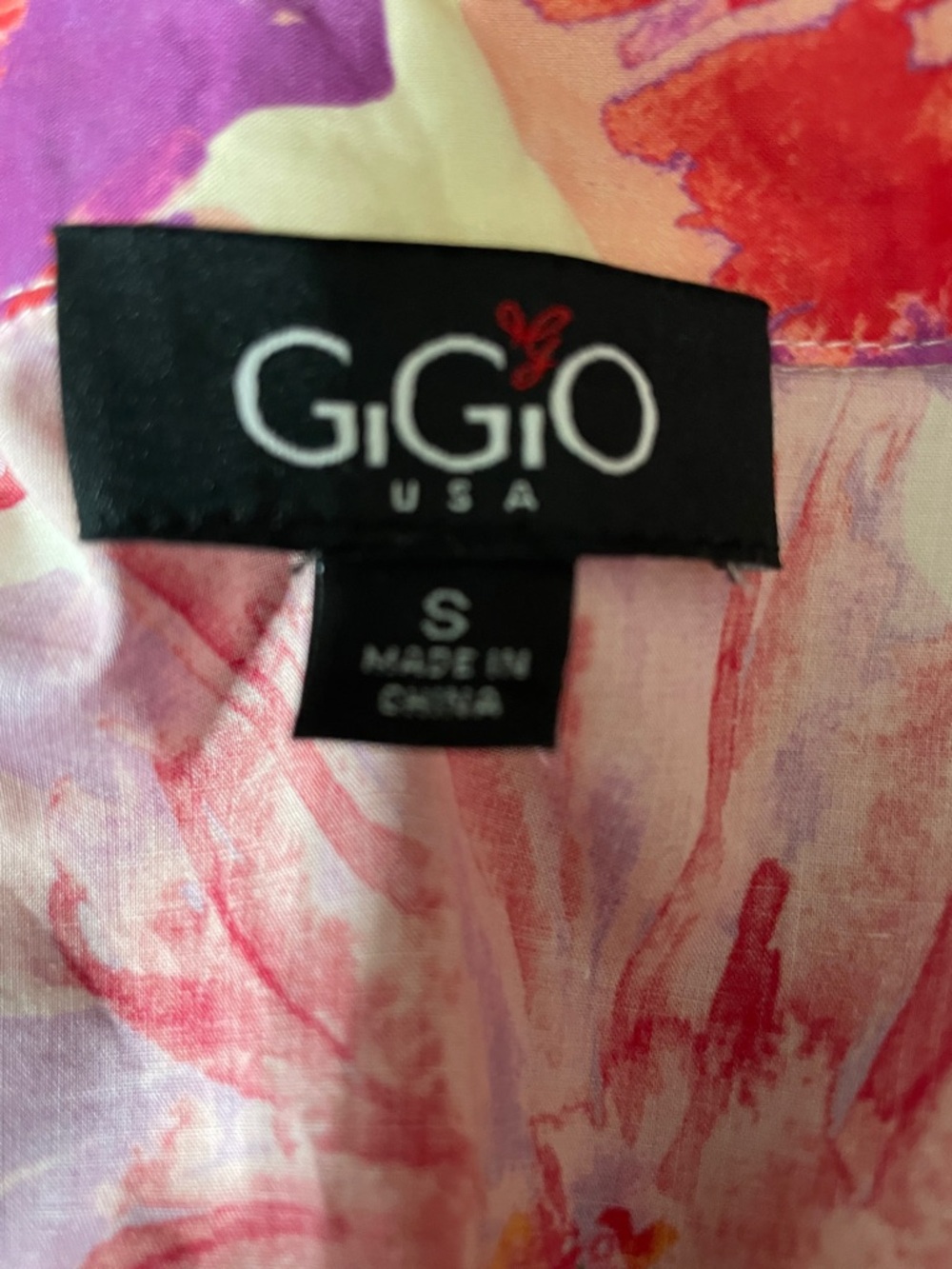 Floral Pink-and-Cream Maxi Shirt Dress - Picture 6 of 8